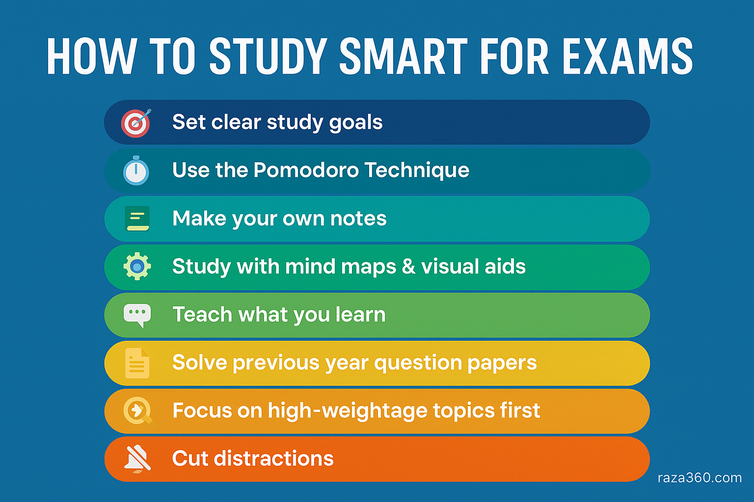 How to Study Smart for Exams