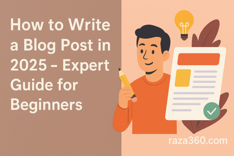 How to Write a Blog Post in 2025