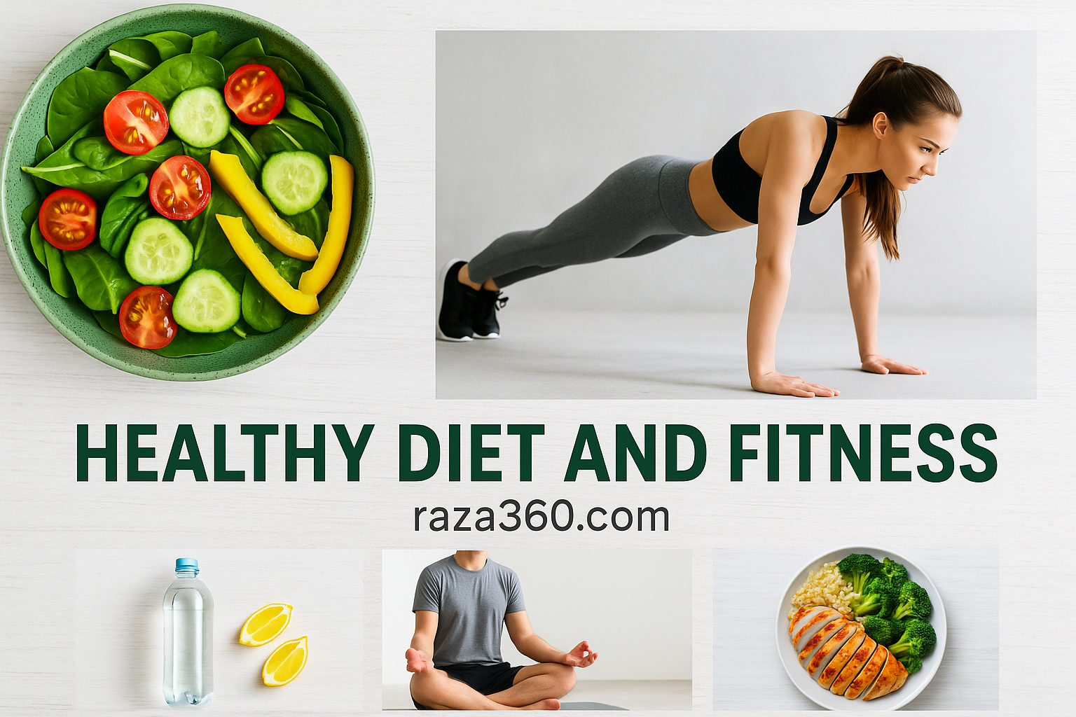 Healthy Diet and Fitness: A Simple Guide to Stay Fit in 2025