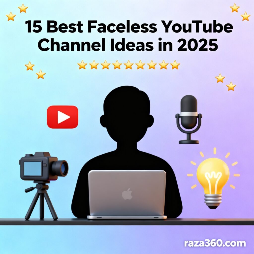 15 Best Faceless YouTube Channel Ideas in 2025 🚀 (Earn Online Without Showing Face)