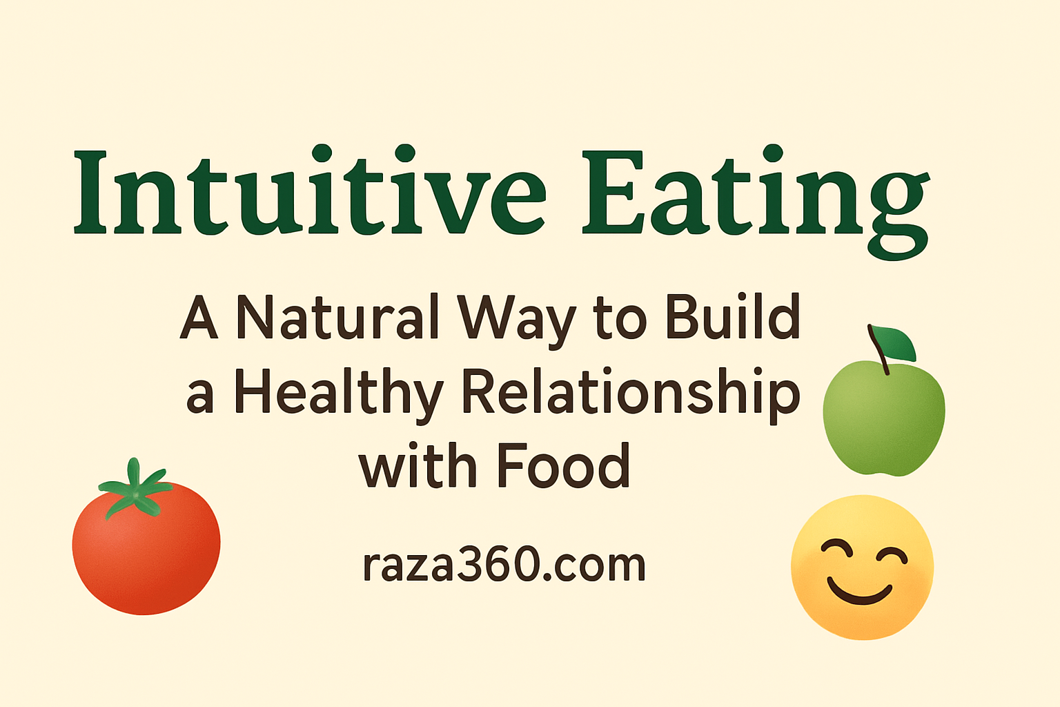 Intuitive Eating: A Natural Way to Build a Healthy Relationship with Food