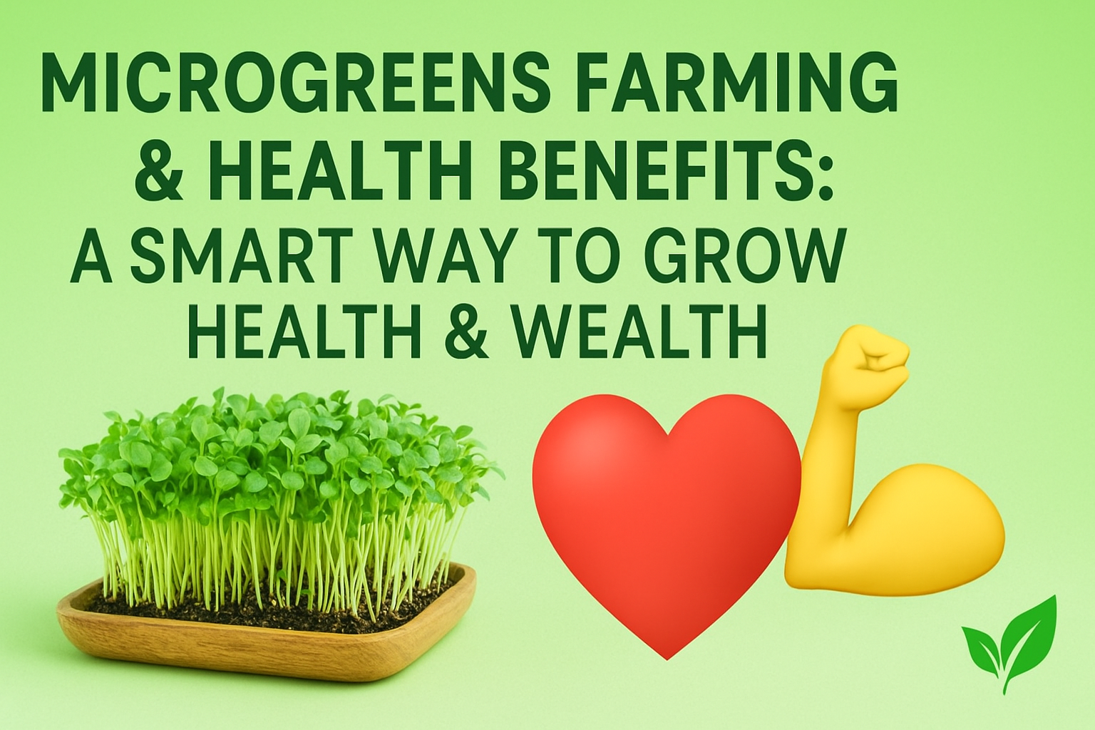 Microgreens Farming & Health Benefits: 5 Best Ways to Grow