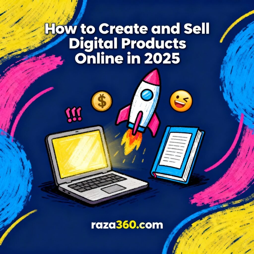 Create and Sell Digital Products Online in 2025 Easy Steps