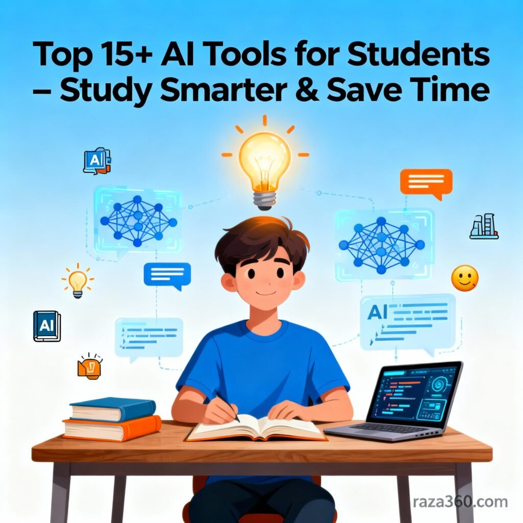 Top 15+ AI Tools for Students β Study Smarter & Save Time)