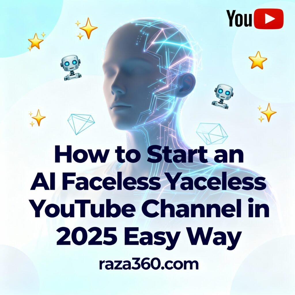 How to Start an AI Faceless YouTube Channel in 2025 Easy Way