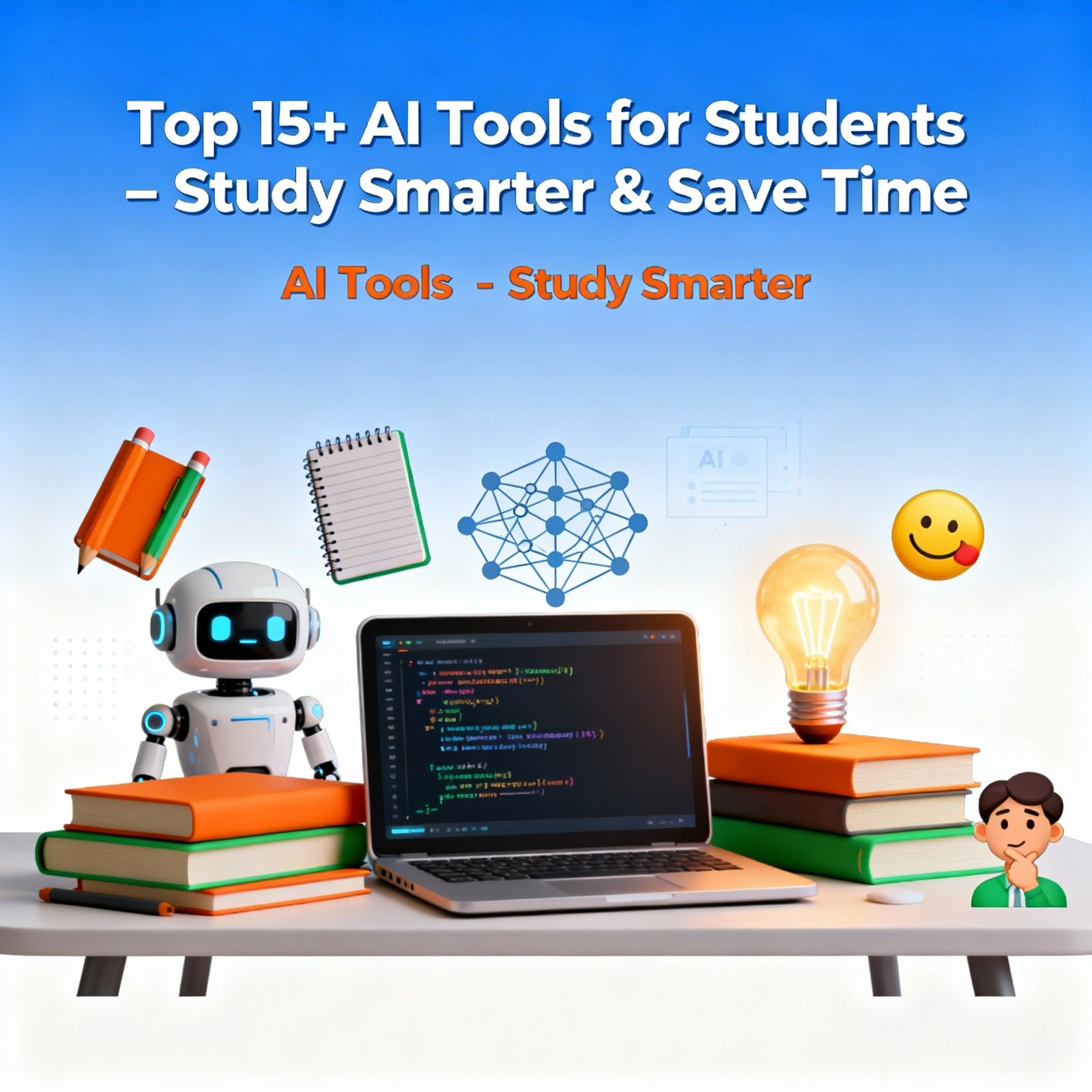 Top 15+ AI Tools for Students β Study Smarter & Save Time)
