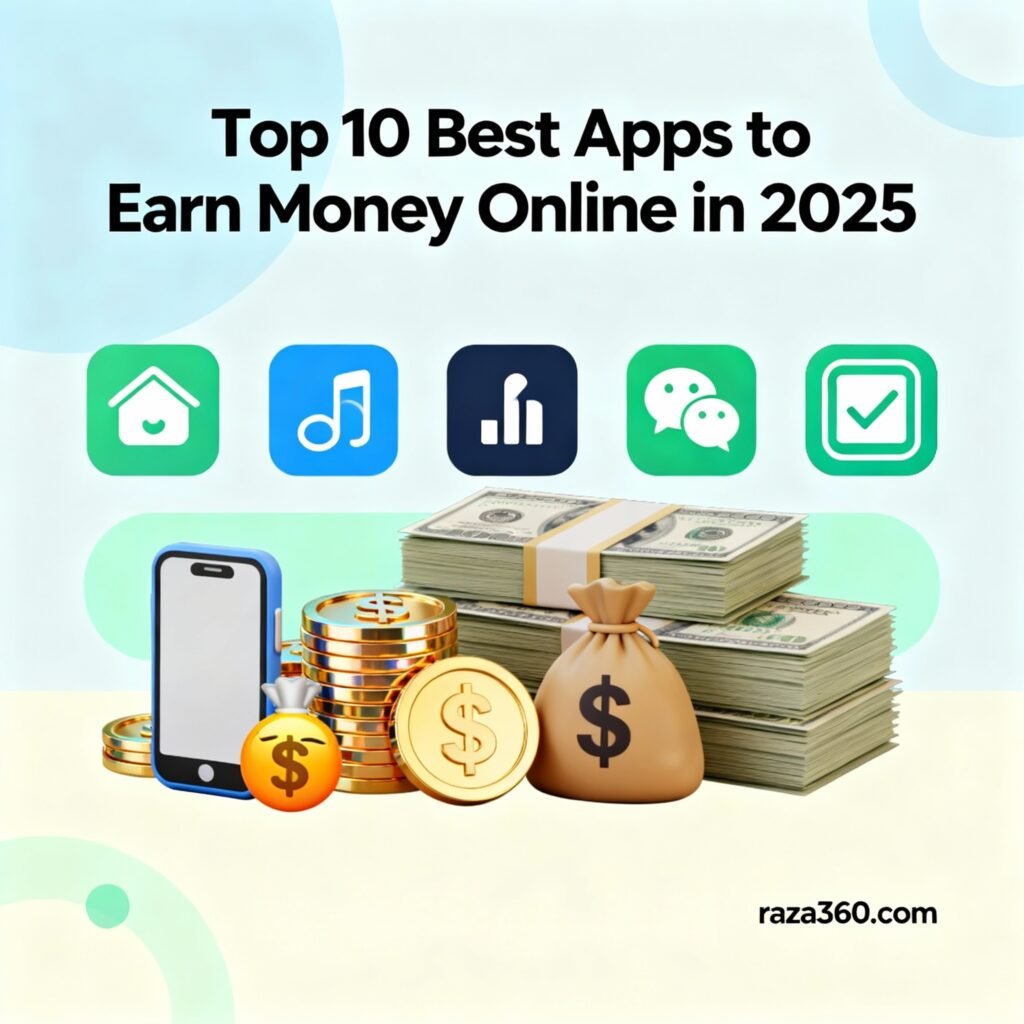 Top 10 Best Apps to Earn Money Online in 2025 (Work Anytime, Anywhere)