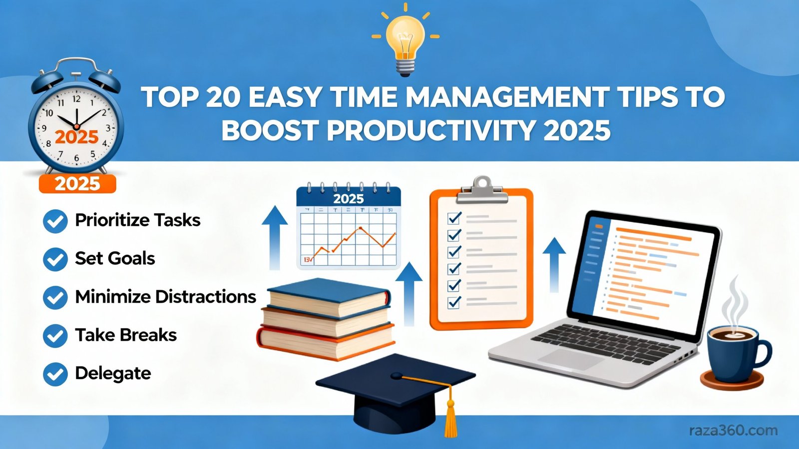Top 20 Easy Time Management Tips to Boost Productivity 2025