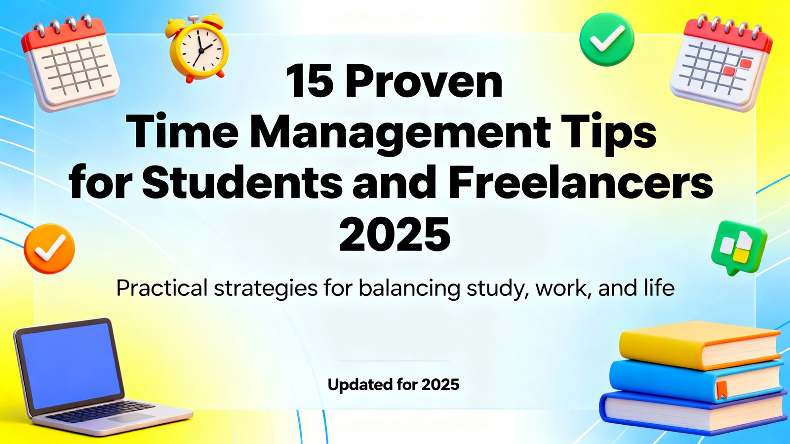 15 proven Time Management Tips for Students and Freelancers